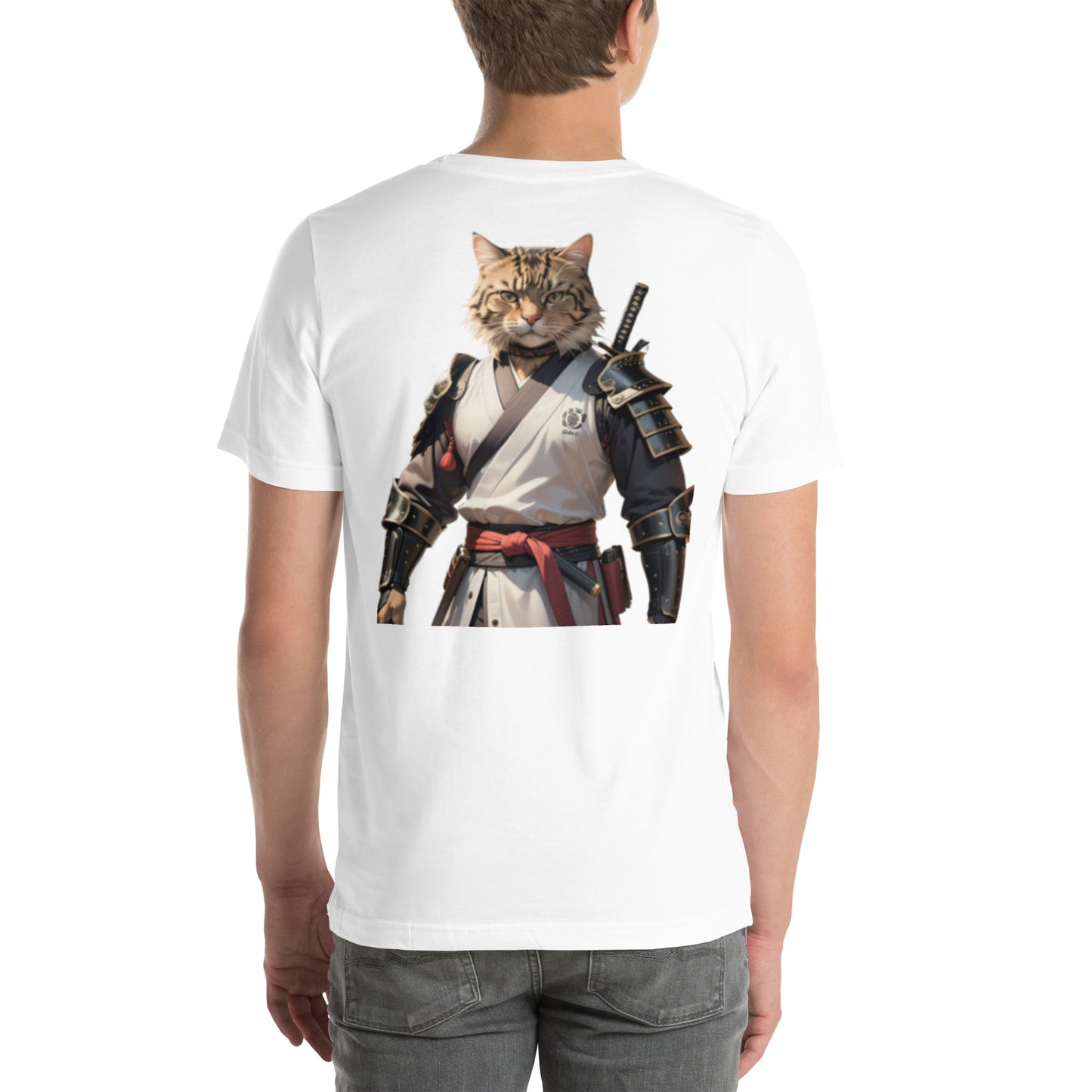 Unisex t-shirt - Samurai Warrior - Samurai Cat 1