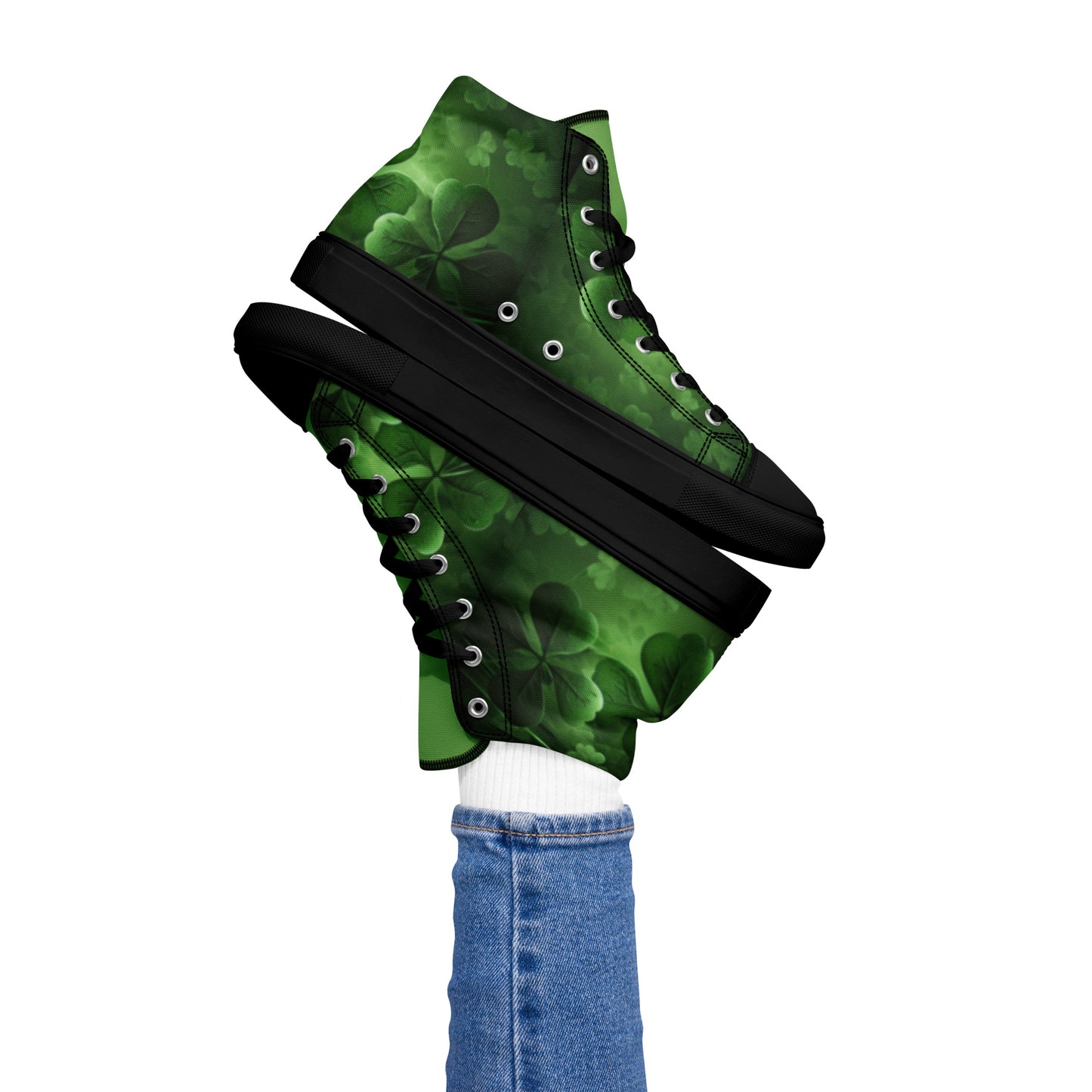 Women’s high top canvas shoes - Shamrock Style