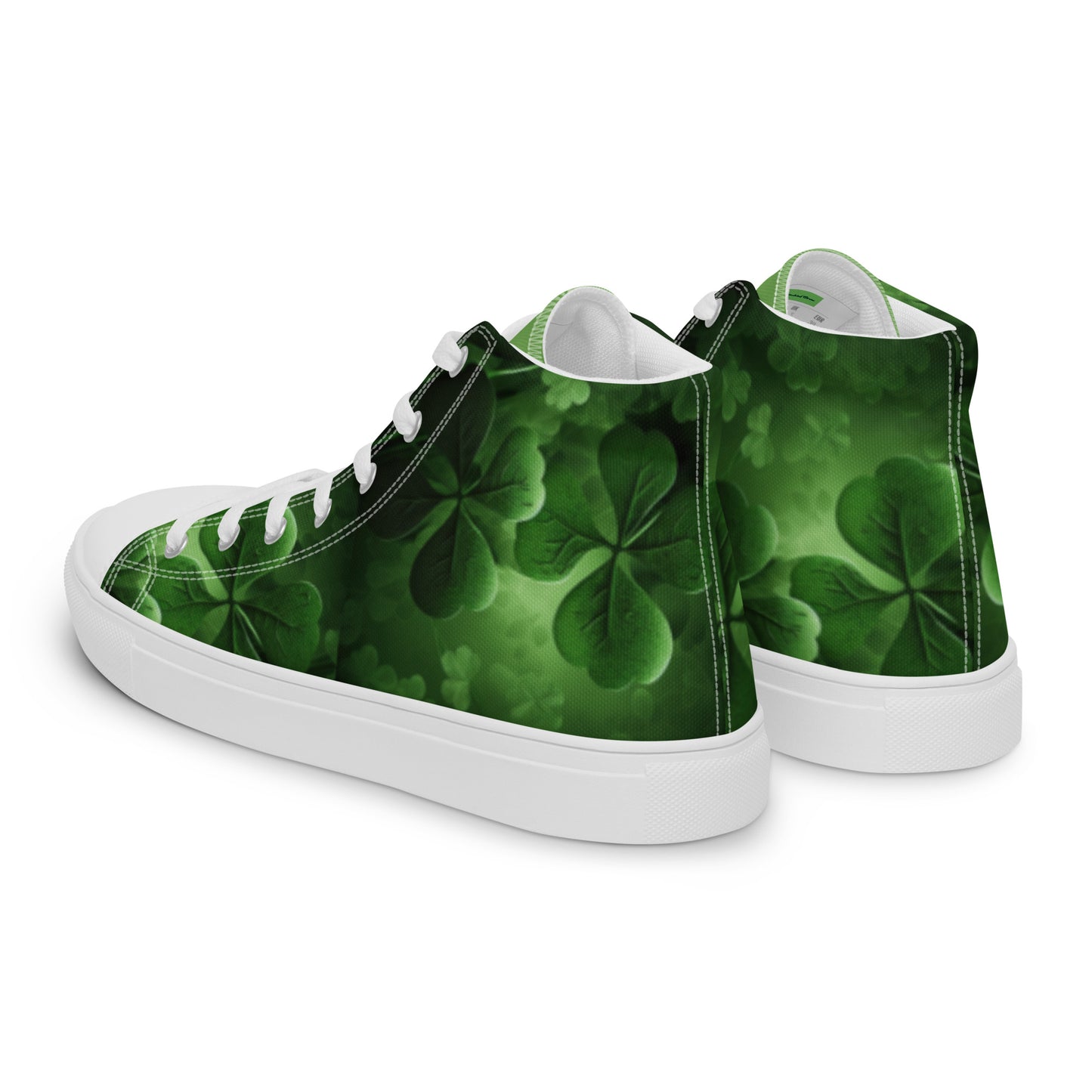 Women’s high top canvas shoes - Shamrock Style