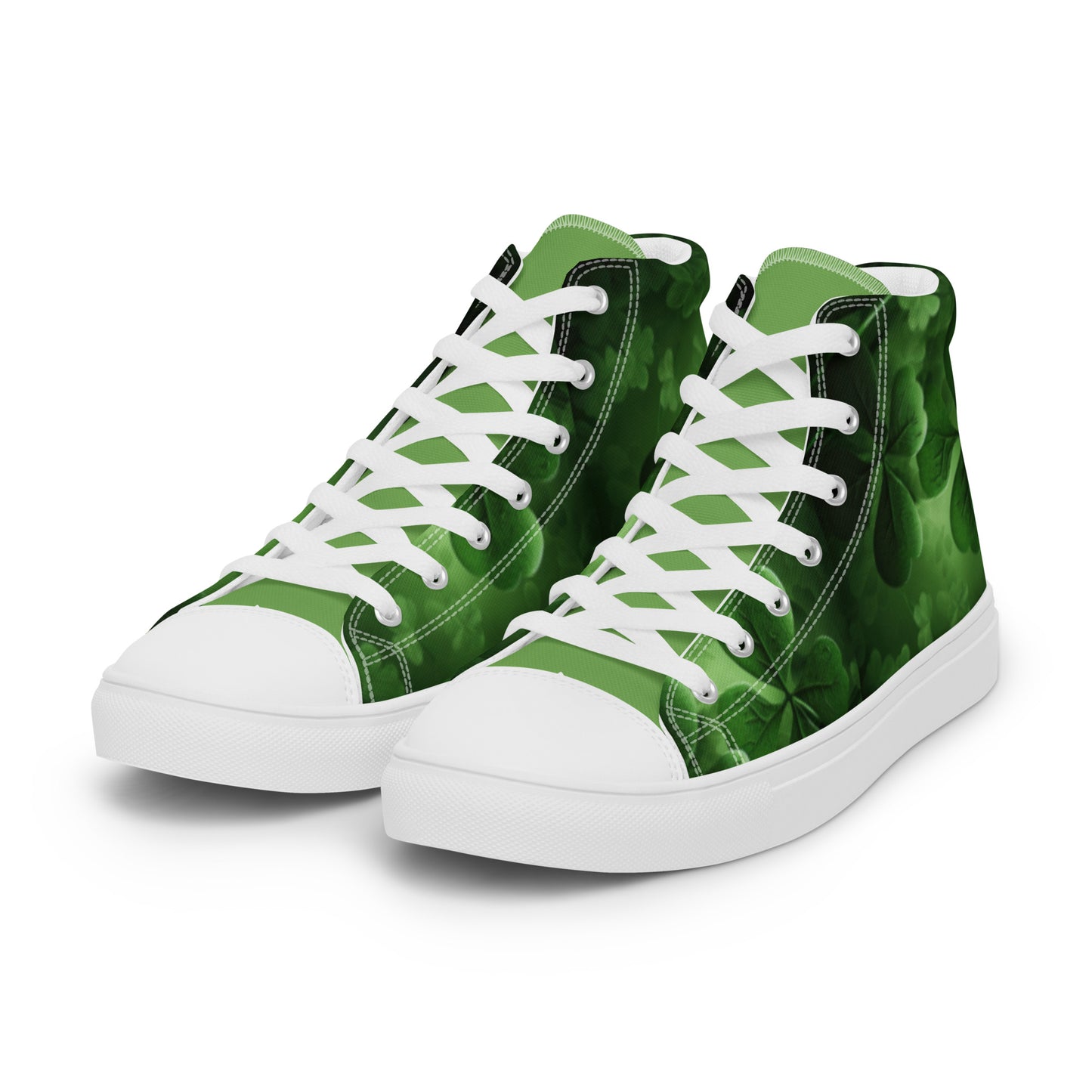 Women’s high top canvas shoes - Shamrock Style