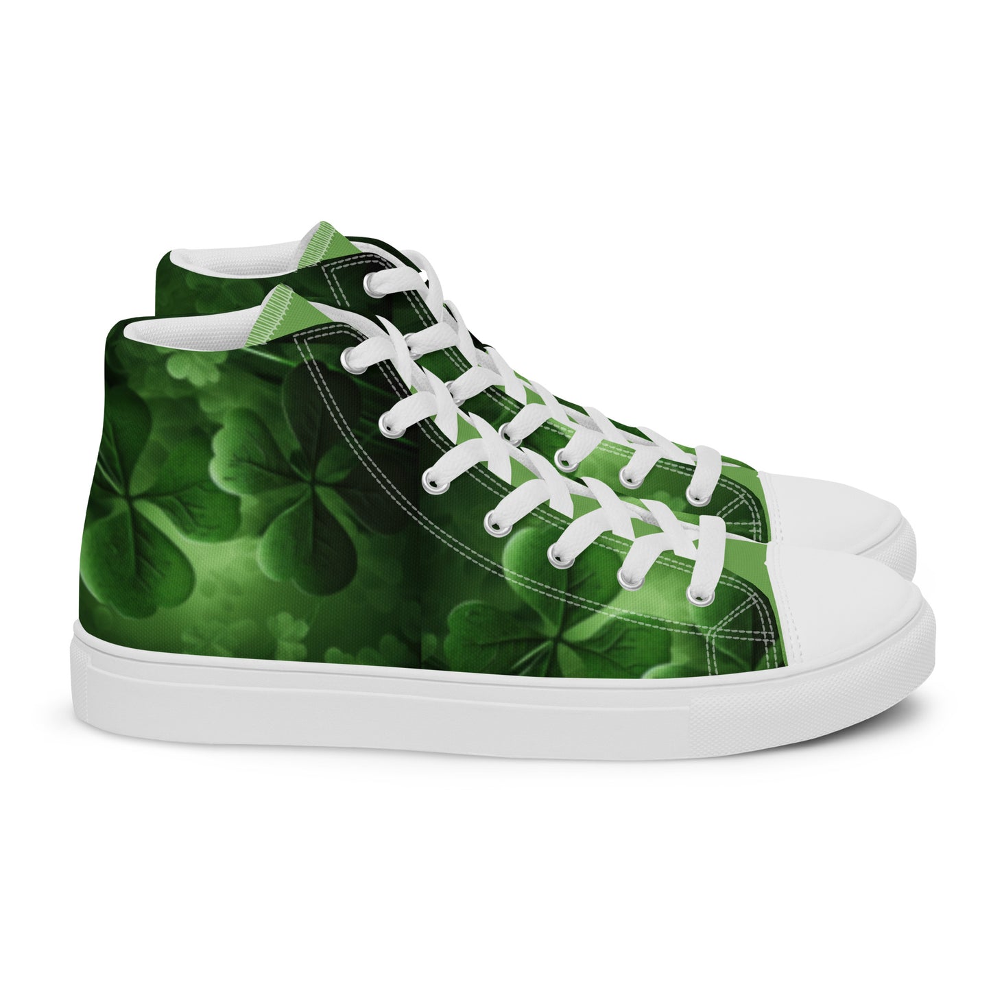 Women’s high top canvas shoes - Shamrock Style