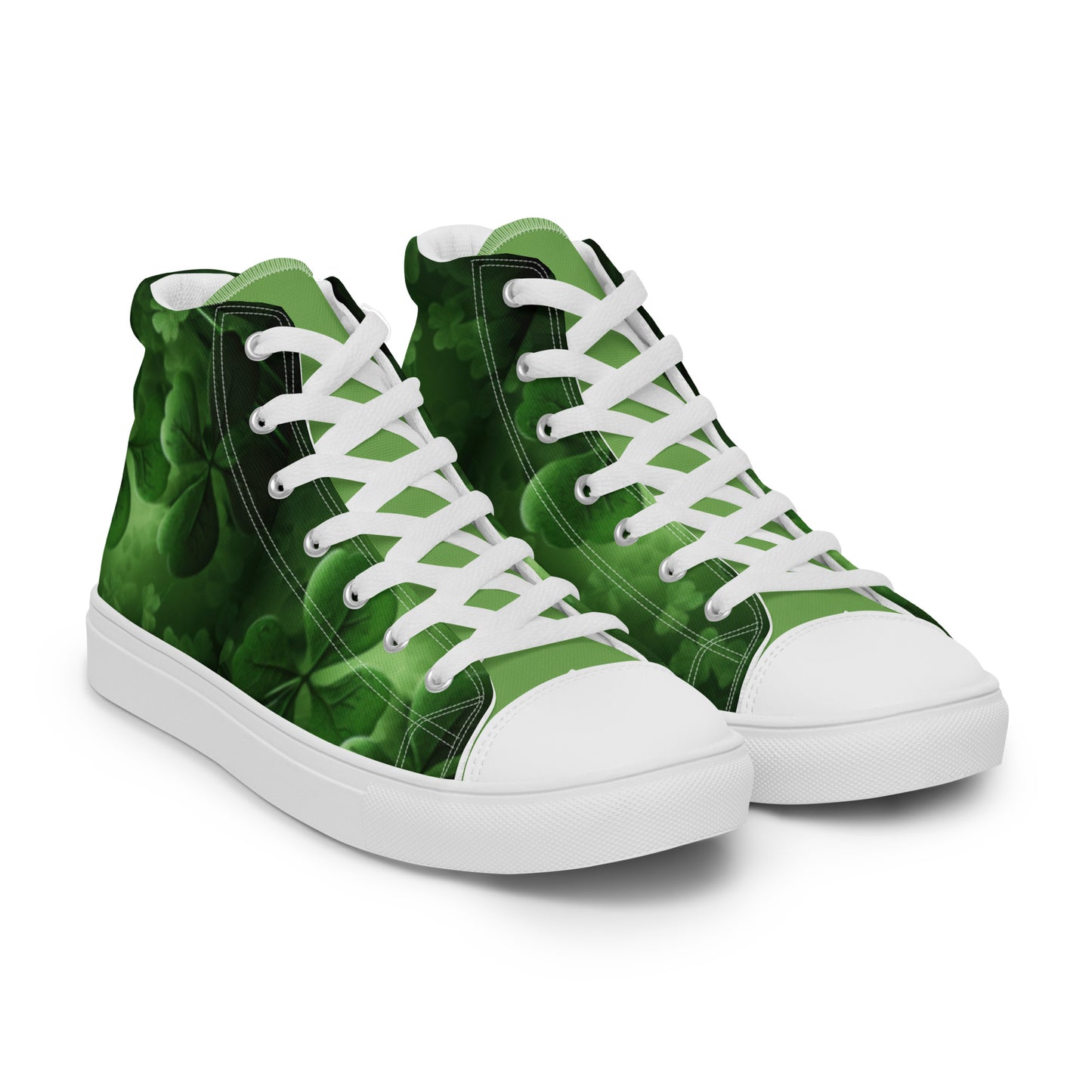 Women’s high top canvas shoes - Shamrock Style